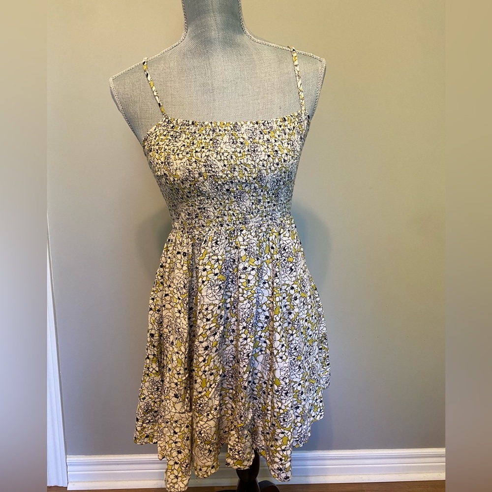 Angie Smocked Floral Dress